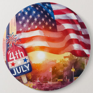 Show your patriotism!  6 cm round badge