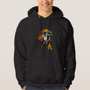 Show Your Pet Pride  Hippie Hippy Beagle Hoodie