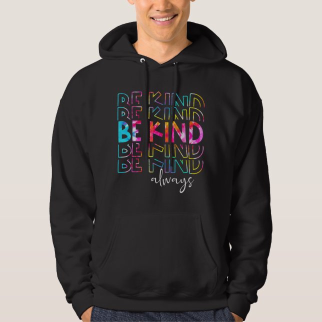 Show your support for Unity and Humanity. be human Hoodie (Front)
