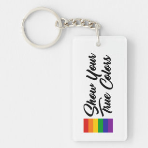 Show Your True Colors Key Ring