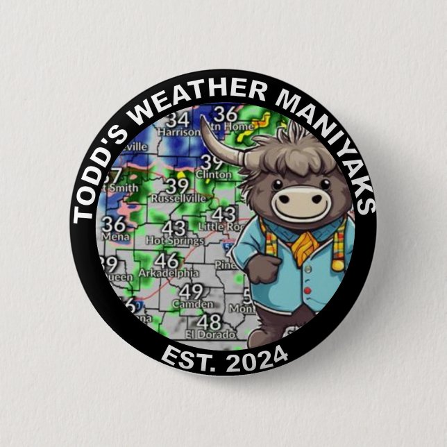 Show Your Yak Spirit! 6 Cm Round Badge (Front)