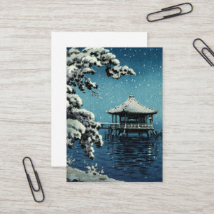 Showa Era, Winter by Tsuchiya Koitsu Business Card