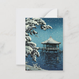 Showa Era, Winter by Tsuchiya Koitsu Card