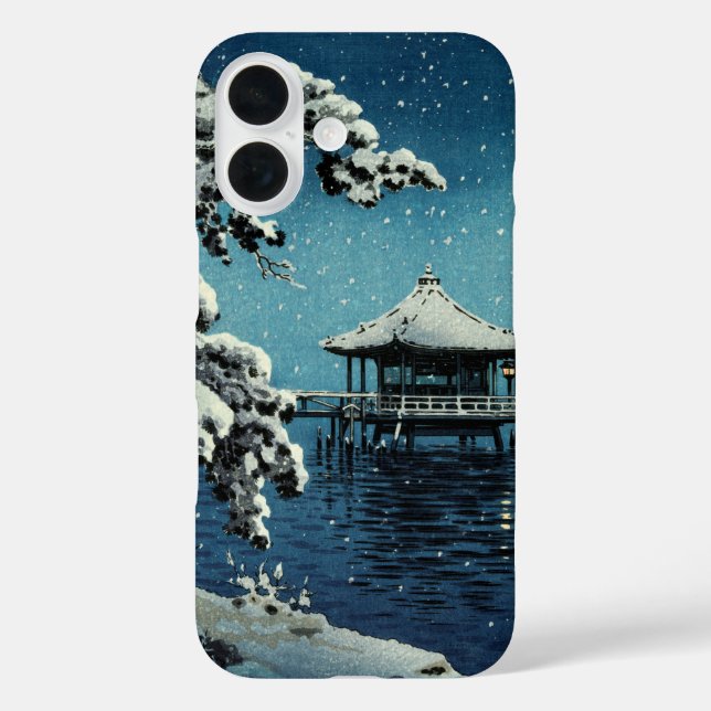 Showa Era, Winter by Tsuchiya Koitsu Case-Mate iPhone Case (Back)