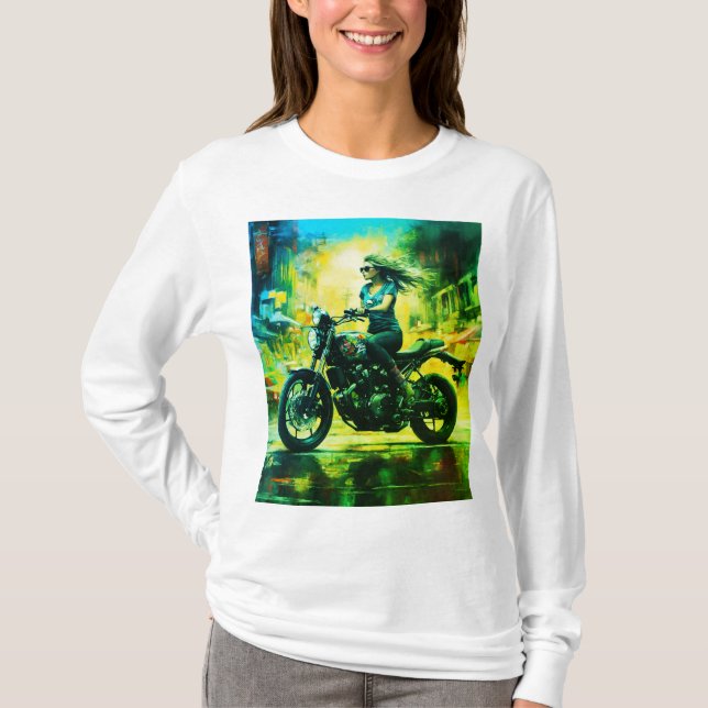 "SHOWBIKE Bikers Woman  T-Shirt (Front)