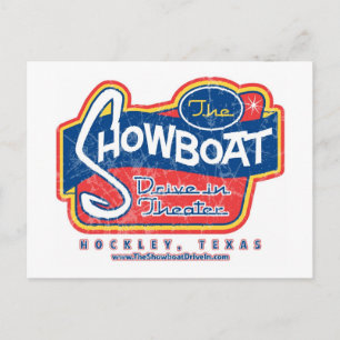 Showboat Drive in Post Card