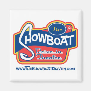Showboat Drive in Refridgerator Magnet