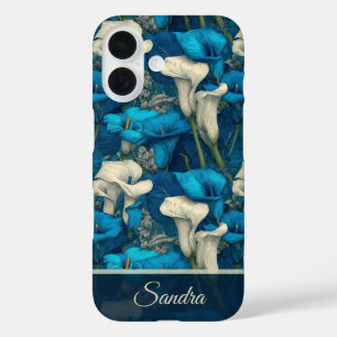 Showcase your name beautifully with a floral iPhone 16 case