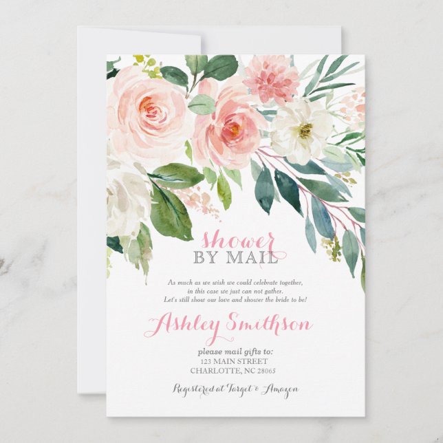 Shower by Mail bridal shower Virtual Shower Invitation (Front)