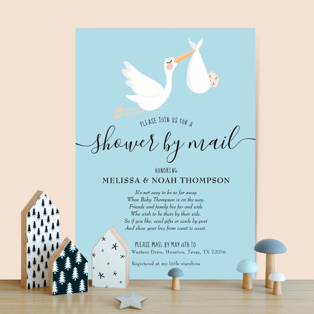 Shower By Mail Long Distance Sprinkle Invitation (Creator Uploaded)