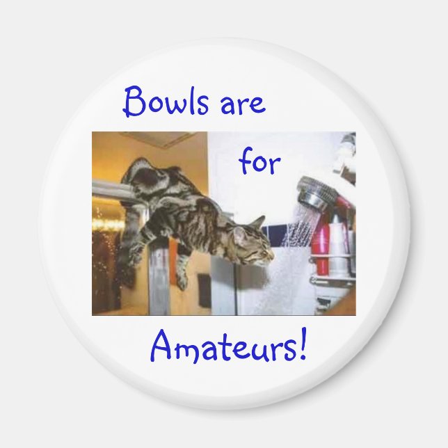 Shower Cat Magnet (Front)