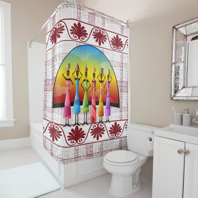 Shower Curtain African (In Situ)