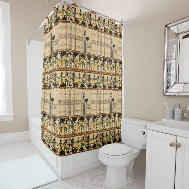 Shower Curtain African (In Situ)