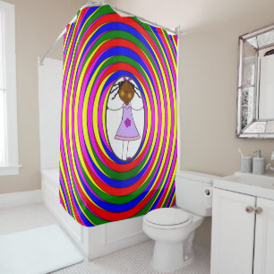 Shower Curtain African little girl