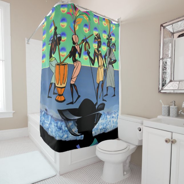 Shower Curtain African Women (In Situ)