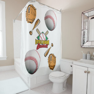 Shower curtain Baseball