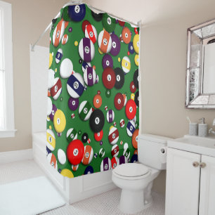Shower Curtain - Billiards