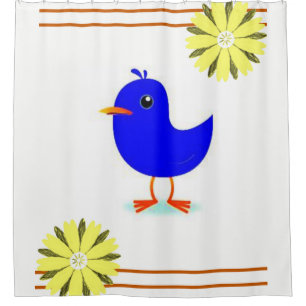 Shower curtain Birds