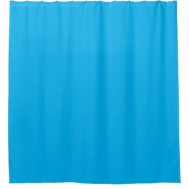 Shower Curtain, Blue Curtain (Front)