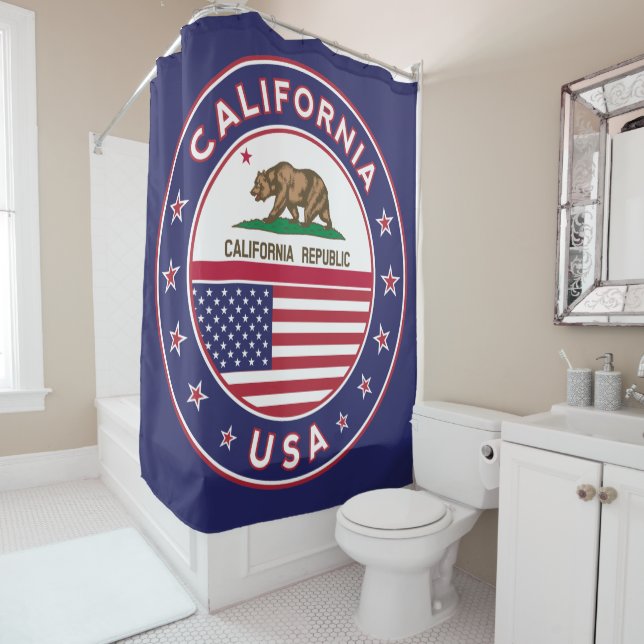 shower curtain (blue version) (In Situ)