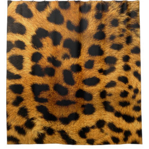 Shower Curtain/Cheetah Print Shower Curtain