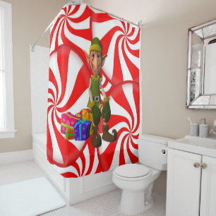 Shower Curtain Christmas