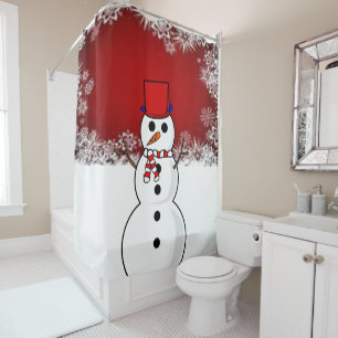Shower curtain Christmas