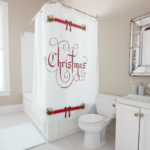 Shower Curtain Christmas