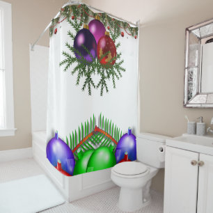 Shower Curtain Christmas