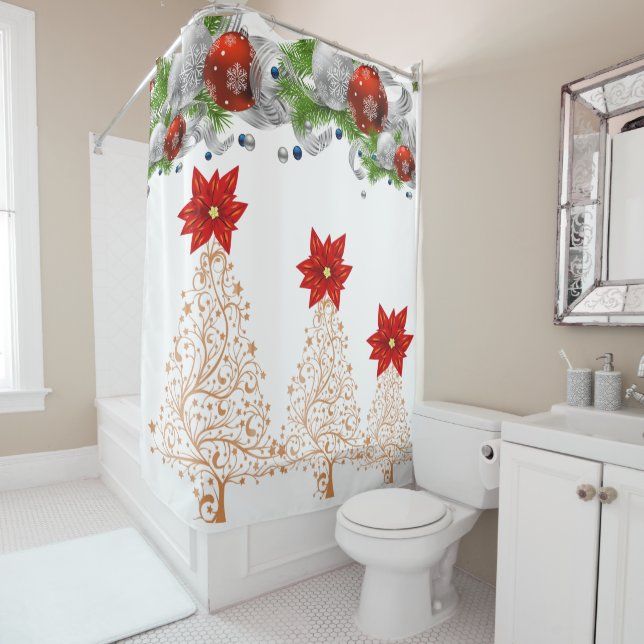 Shower Curtain Christmas (In Situ)
