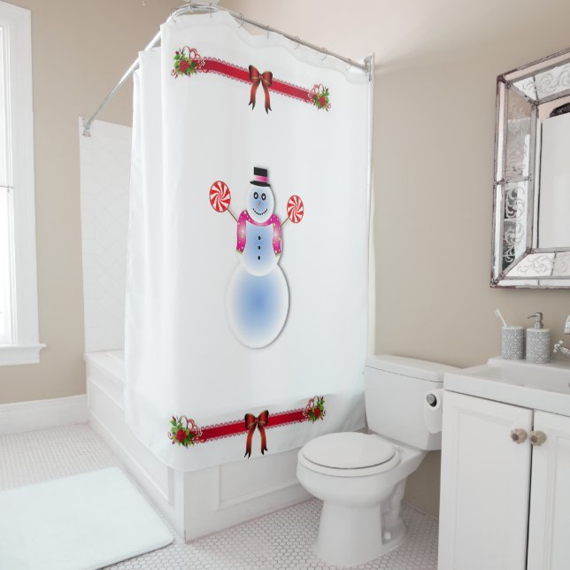 Shower Curtain Christmas (In Situ)