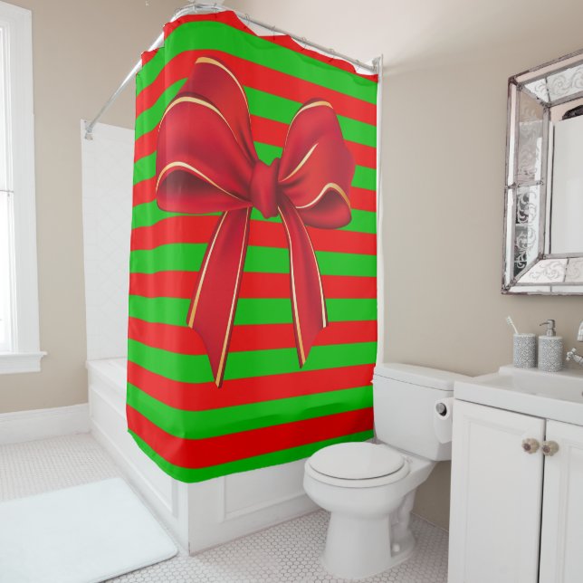 Shower Curtain Christmas (In Situ)