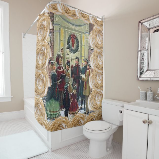 Shower Curtain Christmas (In Situ)