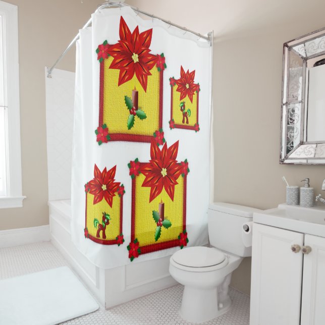 Shower Curtain Christmas (In Situ)