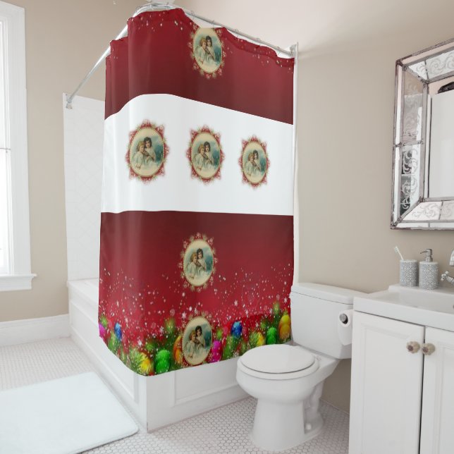 Shower Curtain Christmas (In Situ)