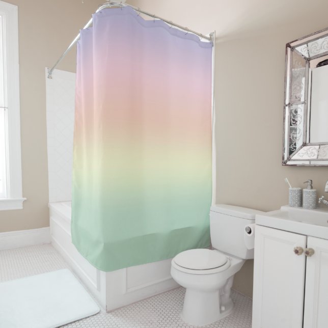 Shower Curtain Colourful Colours (In Situ)