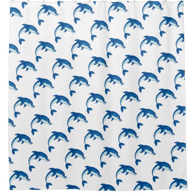 Shower Curtain/Dolphins Curtain (Front)