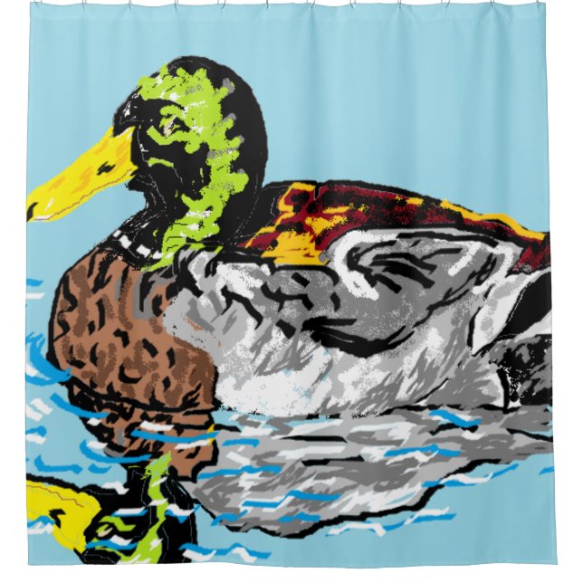 Shower Curtain/ Duck Curtain (Front)