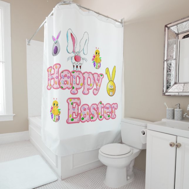 Shower Curtain Easter (In Situ)