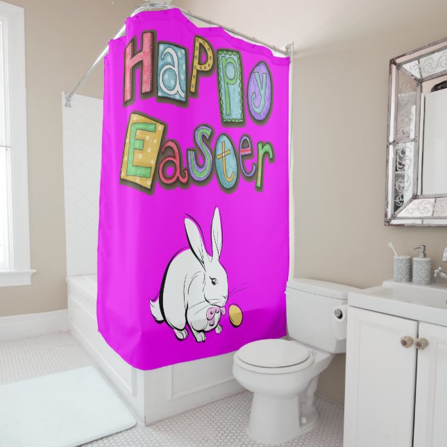 Shower Curtain Easter (In Situ)