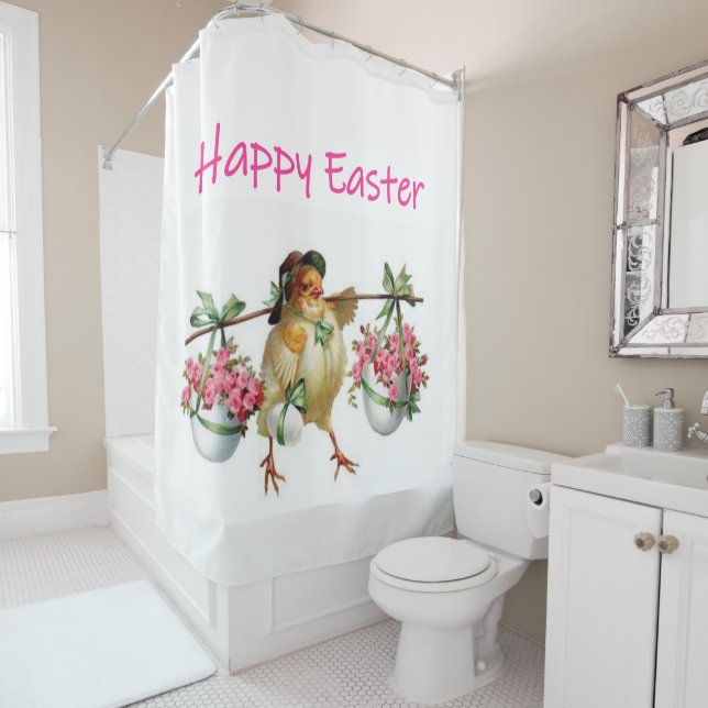 Shower Curtain Easter (In Situ)