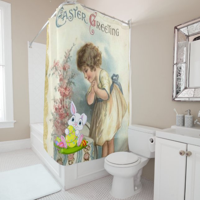 Shower Curtain Easter (In Situ)