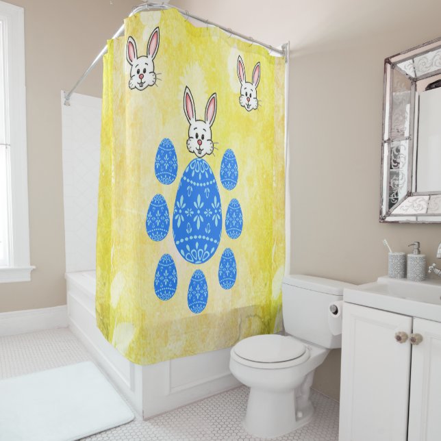 Shower Curtain Easter (In Situ)