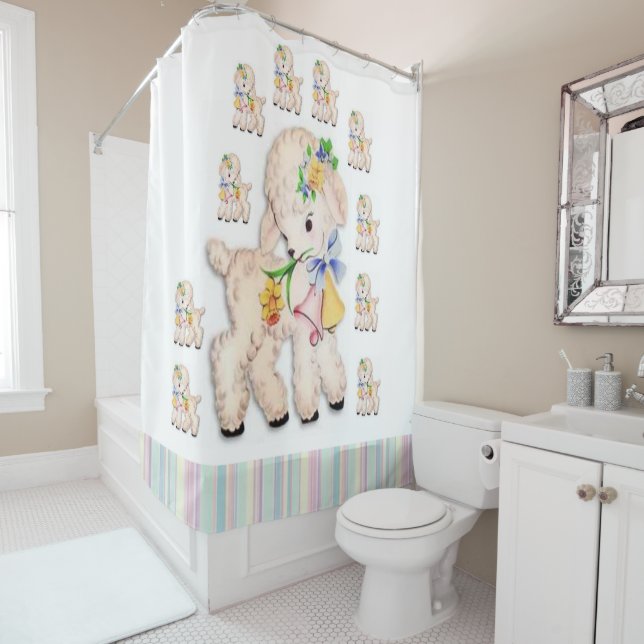 Shower Curtain Easter (In Situ)