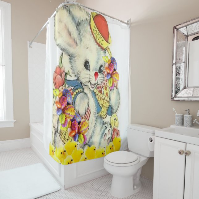Shower Curtain Easter (In Situ)