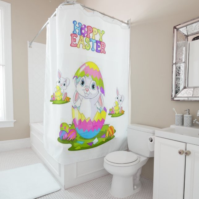 Shower Curtain Easter (In Situ)