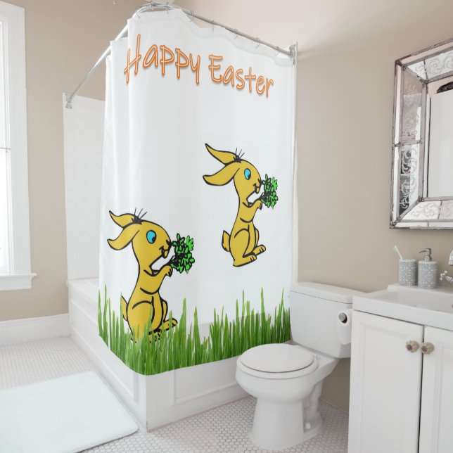 Shower Curtain Easter (In Situ)