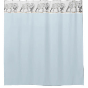 Shower Curtain /Elephants