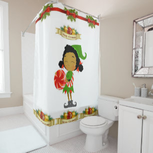 Shower Curtain Elf