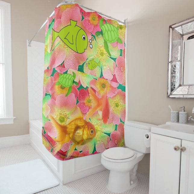 Shower Curtain Fish (In Situ)